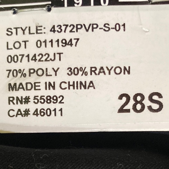 Couture 1910 Hudson Black Pants - Picture 9 of 11